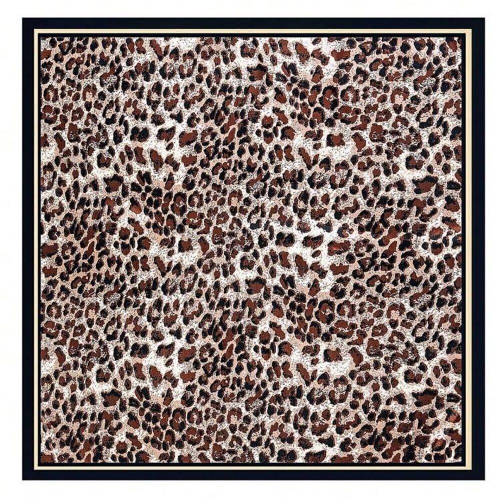 Leopard Print Scarf P7 - Picture 2 of 4